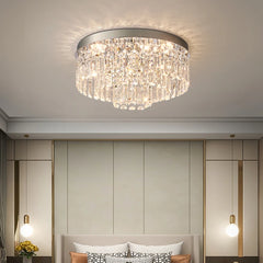 2024 New Style Luxury Crystal Lamp Living Room Ceiling Lamp French Simple Atmosphere High-end Sense Of Bedroom Hall Lamps Light