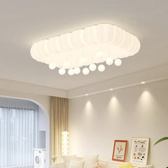 Bubble Cloud Lob Bedroom Ceiling Lamp 2024 New Art Cream Wind Full Spectrum Eye Protection Children's Room Master Bedroom Lamp