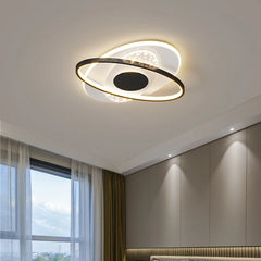 Led Ceiling Lamp Black Gray Living Room Bedroom Study Light Dimmable With Remote Control Home Indoor Decor Lighting Ceiling Lamp