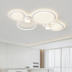 Led Living Room Ceiling Light Simple Modern Atmosphere Creative Ring Simple Bedroom Ceiling Lamp Home Indoor Decor Lighting Lamp