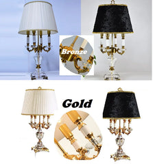 Luxury Crystal Table Lamp Lighting Bedroom Bedside Lights Luxury Fashion Crystal Lamp Abajur Bedside Hotel Room k9 Luxury