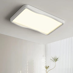 Nordic Led Wood Grain Living Room Ceiling Light Modern Simple Home Rectangular Bedroom Lamp Creative Indoor Decor Lighting Lamps