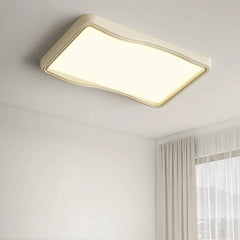 Nordic Led Wood Grain Living Room Ceiling Light Modern Simple Home Rectangular Bedroom Lamp Creative Indoor Decor Lighting Lamps