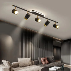 Black White Led Chandelier Living Room Balcony Corridor Chandelier Modern Simple Home Interior Decorative Lighting Fixtures