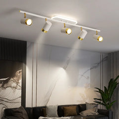 Black White Led Chandelier Living Room Balcony Corridor Chandelier Modern Simple Home Interior Decorative Lighting Fixtures