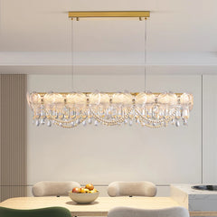 Broken Ice Flower Light Luxury Living Room Chandelier Modern Bedroom Lamp High-end Art French Crystal Lamp Hall Main Lamp