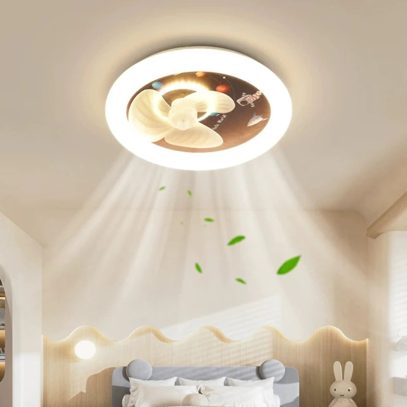 Creative Led Airplane Round Ceiling Light Simple Modern Bedroom Children's Room Ceiling Lamp Home Indoor Decor Lighting  Fixture