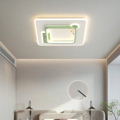 LED Living Room Ceiling Lamps Bedroom Simple Modern Atmosphere Remote Round Square Nordic Dining Room Home Indoor Lighting Lamps