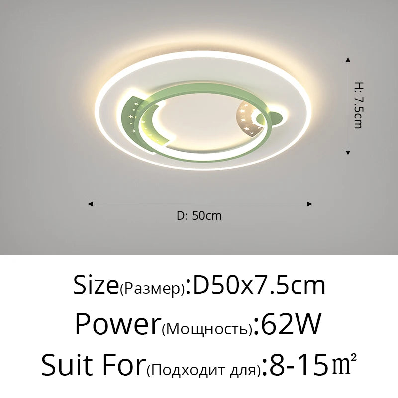 LED Living Room Ceiling Lamps Bedroom Simple Modern Atmosphere Remote Round Square Nordic Dining Room Home Indoor Lighting Lamps