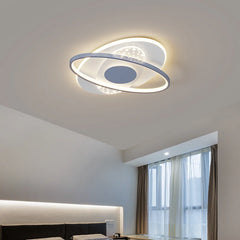 Led Ceiling Lamp Black Gray Living Room Bedroom Study Light Dimmable With Remote Control Home Indoor Decor Lighting Ceiling Lamp