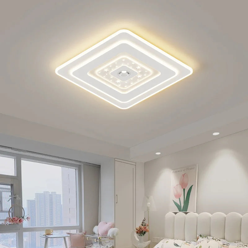 Led Ceiling Lamps Simple Modern Bedroom Rectangular Round Lights Living Dining Room Home Indoor Lighting Decor Lighting Fixtures