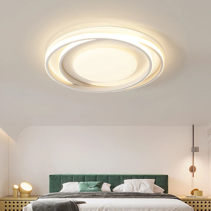 Led Ceiling Light Luxury Atmosphere Living Room Ceiling Lamp Simple Modern Bedroom Study Lamp Home Indoor Decor Lighting Fixture