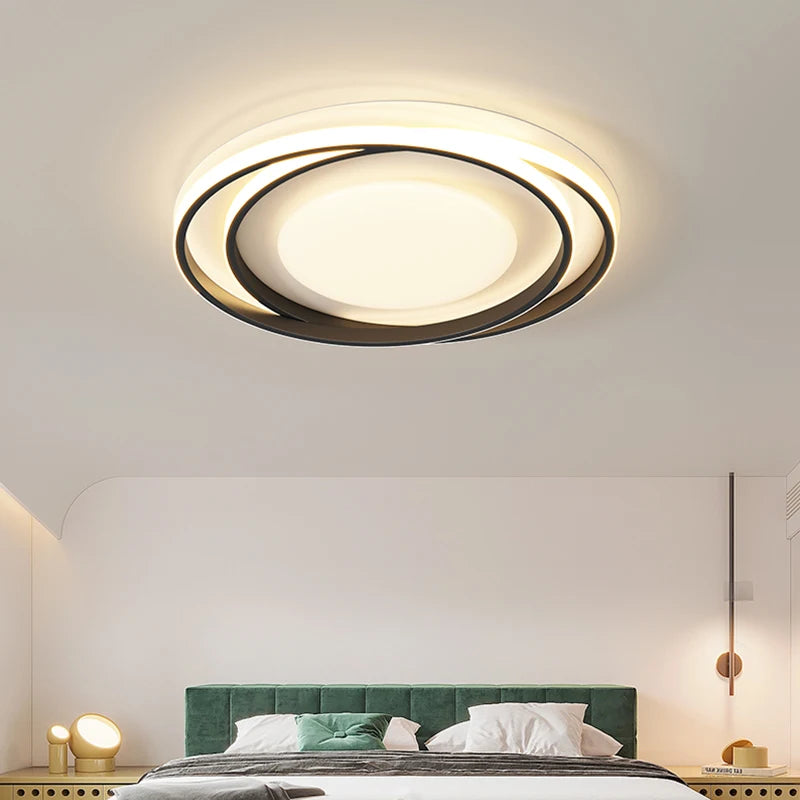 Led Ceiling Light Luxury Atmosphere Living Room Ceiling Lamp Simple Modern Bedroom Study Lamp Home Indoor Decor Lighting Fixture