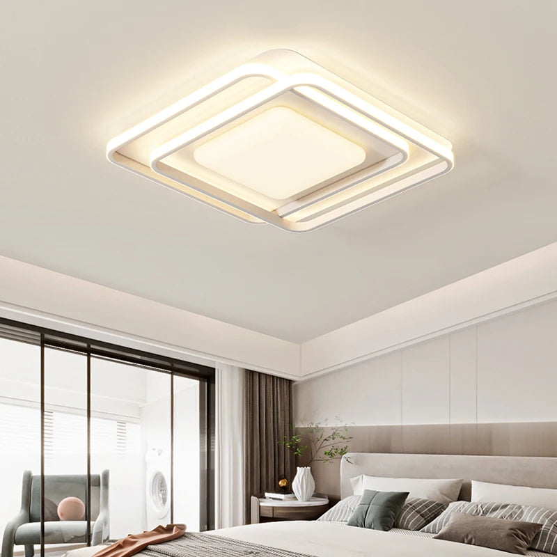 Led Ceiling Light Luxury Atmosphere Living Room Ceiling Lamp Simple Modern Bedroom Study Lamp Home Indoor Decor Lighting Fixture