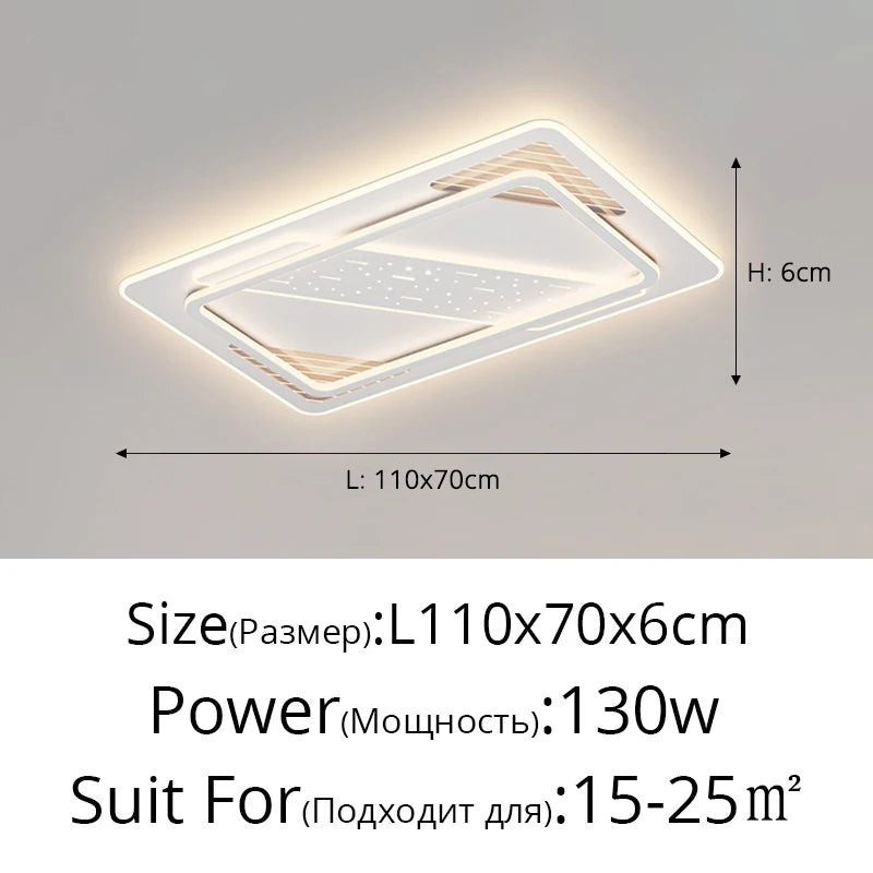 Led Ceiling Light Luxury Atmosphere Living Room Simple Modern Bedroom Dining Room Chandelier Home Indoor Lighting Decor Fixtures