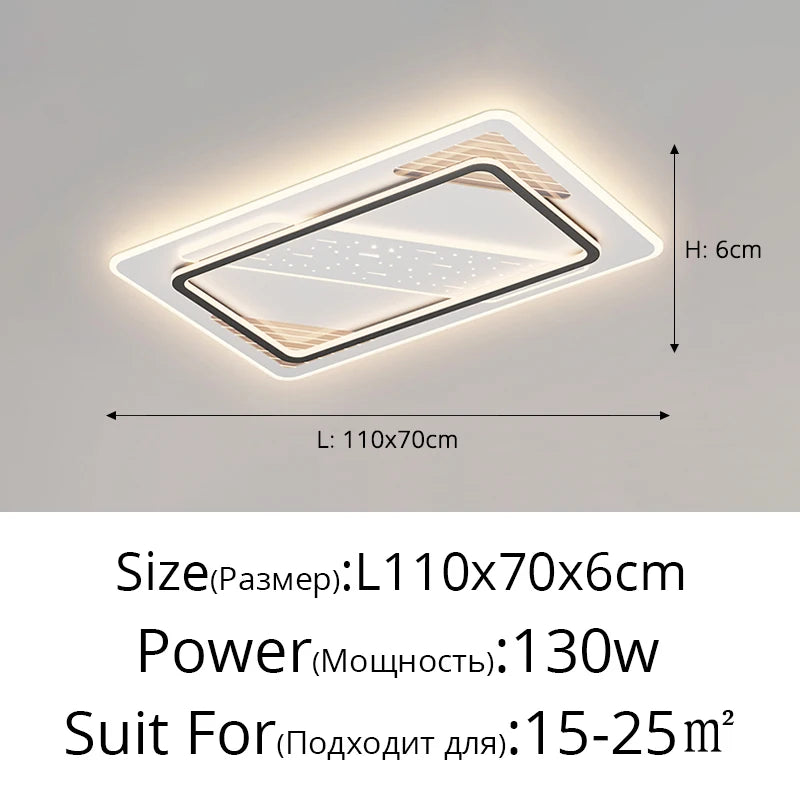 Led Ceiling Light Luxury Atmosphere Living Room Simple Modern Bedroom Dining Room Chandelier Home Indoor Lighting Decor Fixtures