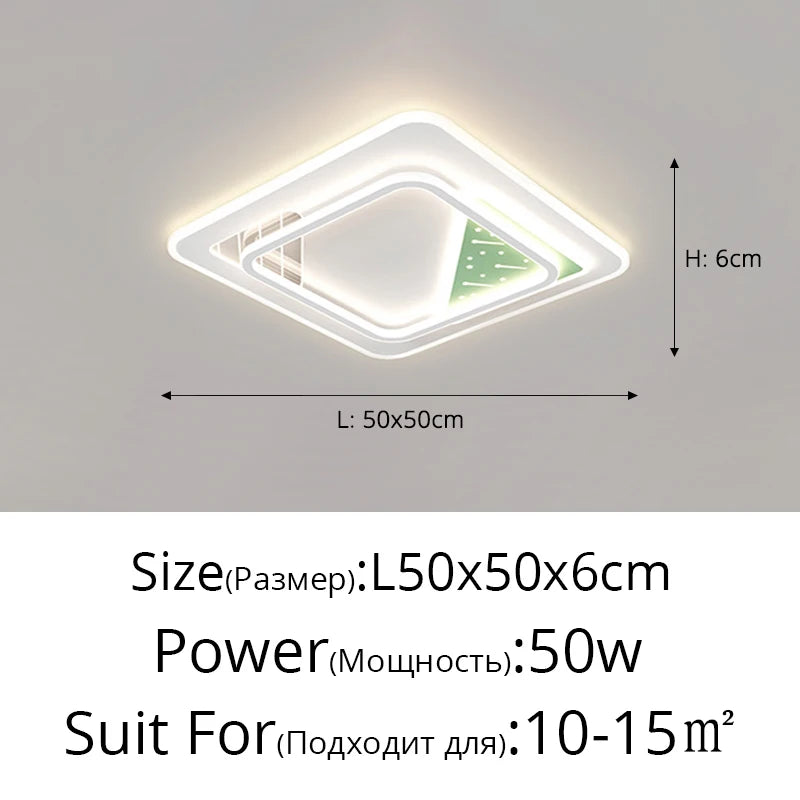 Led Ceiling Light Luxury Atmosphere Living Room Simple Modern Bedroom Dining Room Chandelier Home Indoor Lighting Decor Fixtures