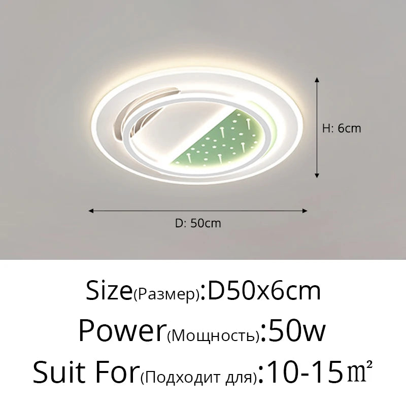 Led Ceiling Light Luxury Atmosphere Living Room Simple Modern Bedroom Dining Room Chandelier Home Indoor Lighting Decor Fixtures