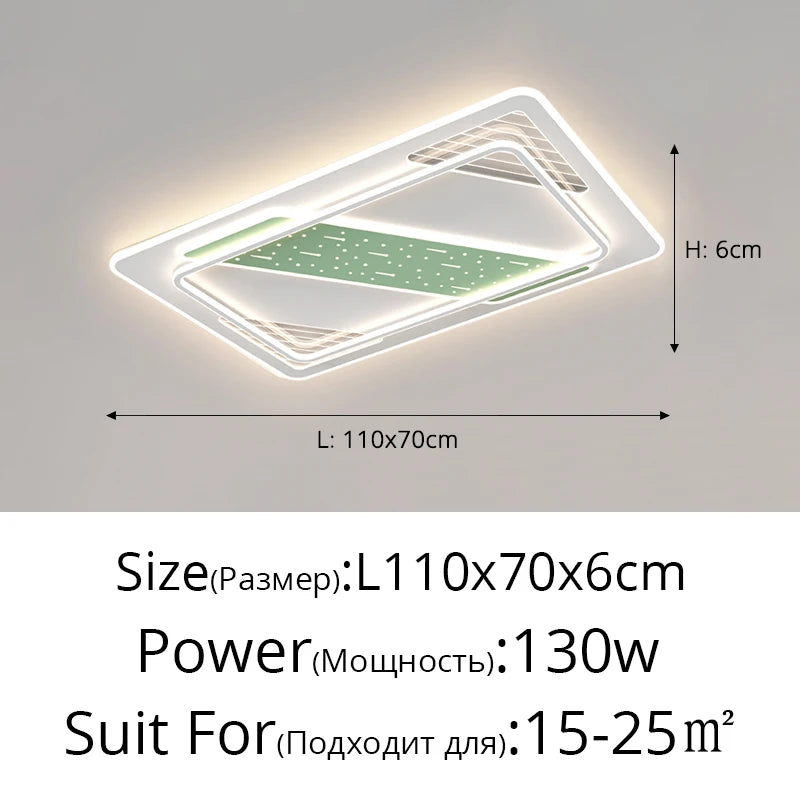 Led Ceiling Light Luxury Atmosphere Living Room Simple Modern Bedroom Dining Room Chandelier Home Indoor Lighting Decor Fixtures