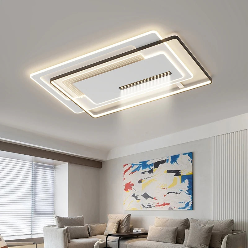 Led Ceiling Lights Living Room Round Square Ceiling Lamp Bedroom Study Simple Modern Atmosphere Home Indoor Lighting Decor Lamps