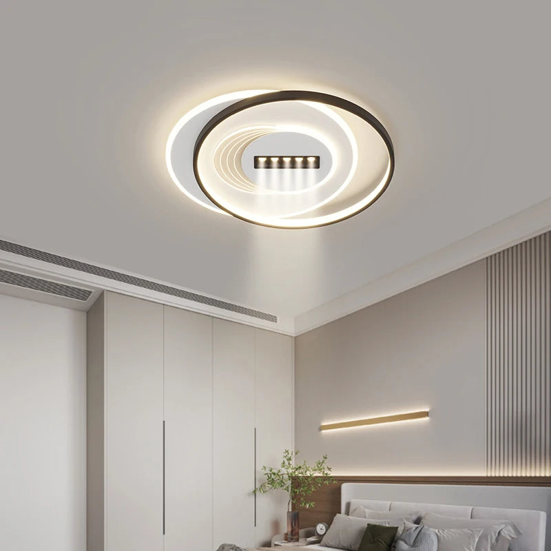 Led Ceiling Lights Living Room Round Square Ceiling Lamp Bedroom Study Simple Modern Atmosphere Home Indoor Lighting Decor Lamps