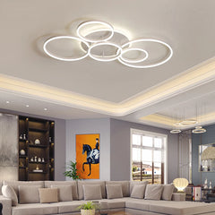 Modern LED Ceiling Chandelier Lighting Living Room Bedroom Dimmable Home Gold Black Indoor Lighting Decorative Light Fixtures
