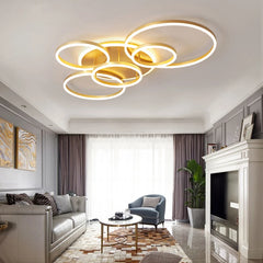 Modern LED Ceiling Chandelier Lighting Living Room Bedroom Dimmable Home Gold Black Indoor Lighting Decorative Light Fixtures