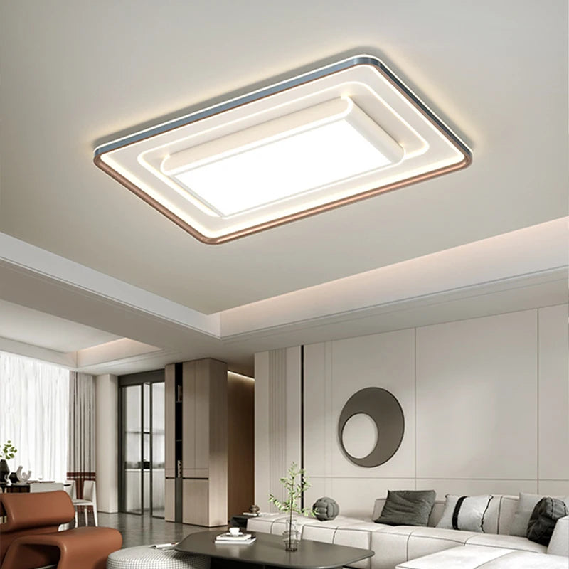 Modern Minimalist Led Ceiling Lamps Living Room Bedroom Gray White Ceiling Lights Home Indoor Decoration Lighting Lamps Fixtures