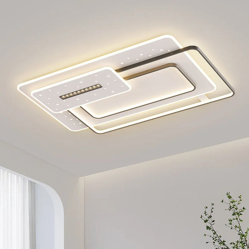 Modern Minimalist Led Living Room Ceiling Light Home Indoor Decoration Lighting Fixtures Round Square Bedroom Study Ceiling Lamp