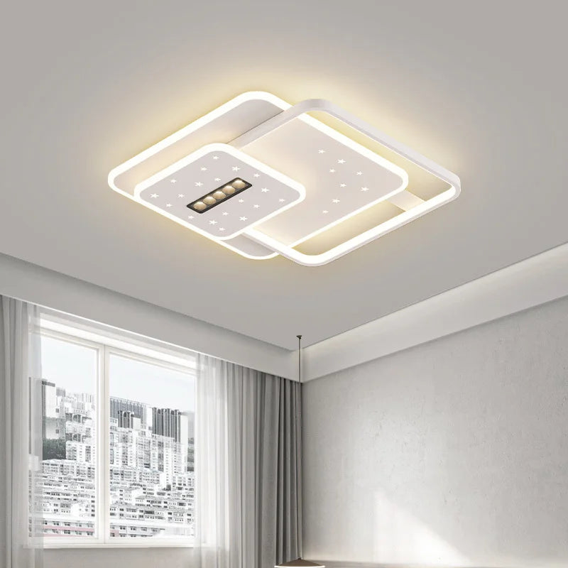 Modern Minimalist Led Living Room Ceiling Light Home Indoor Decoration Lighting Fixtures Round Square Bedroom Study Ceiling Lamp