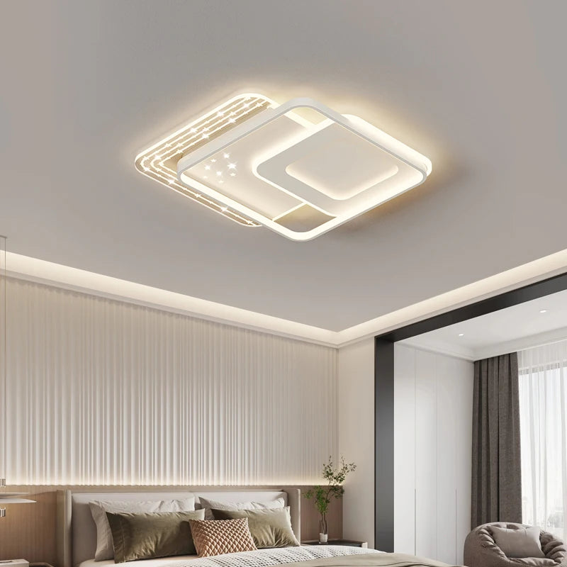 Modern Minimalist Living Room Led Ceiling Light Nordic Atmosphere Bedroom Study Ceiling Lamp Home Indoor Decor Lighting Fixtures
