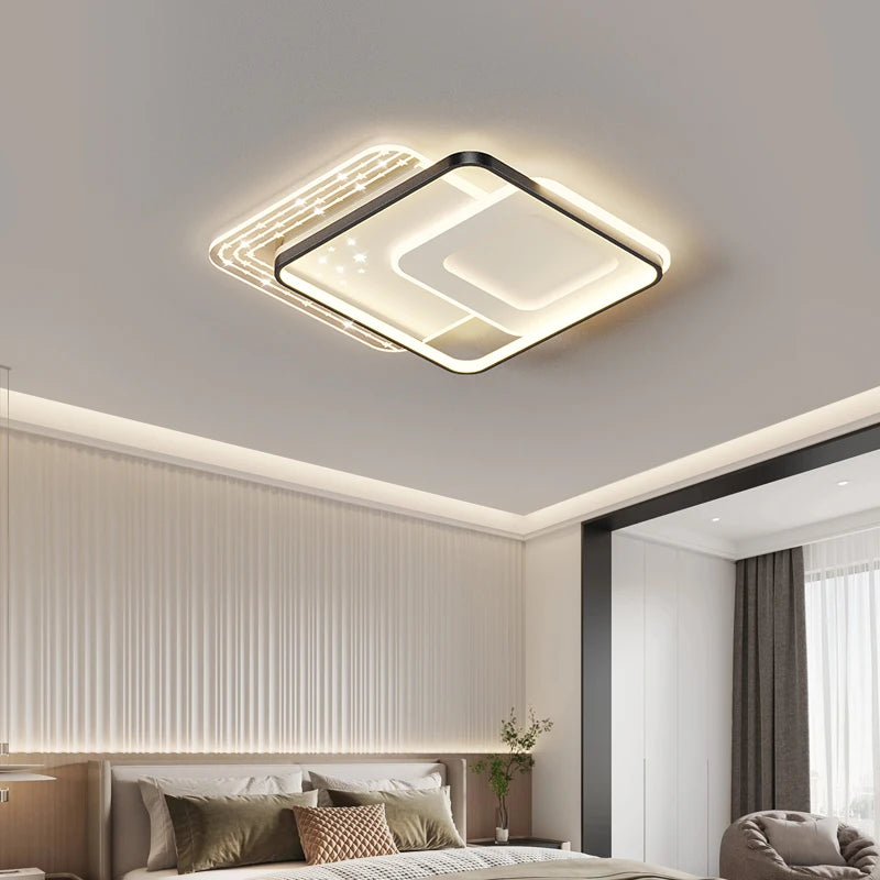 Modern Minimalist Living Room Led Ceiling Light Nordic Atmosphere Bedroom Study Ceiling Lamp Home Indoor Decor Lighting Fixtures