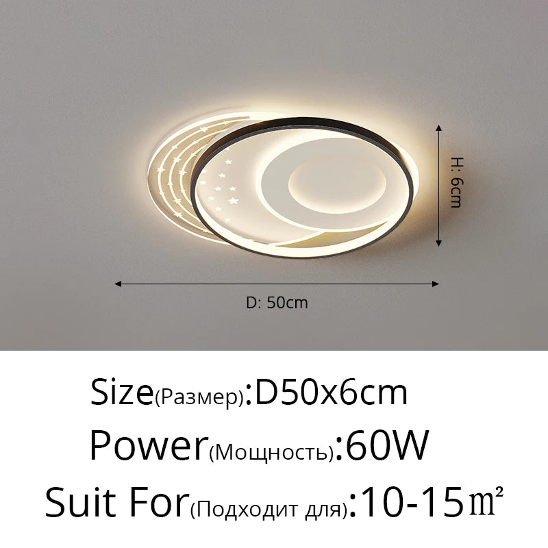 Modern Minimalist Living Room Led Ceiling Light Nordic Atmosphere Bedroom Study Ceiling Lamp Home Indoor Decor Lighting Fixtures