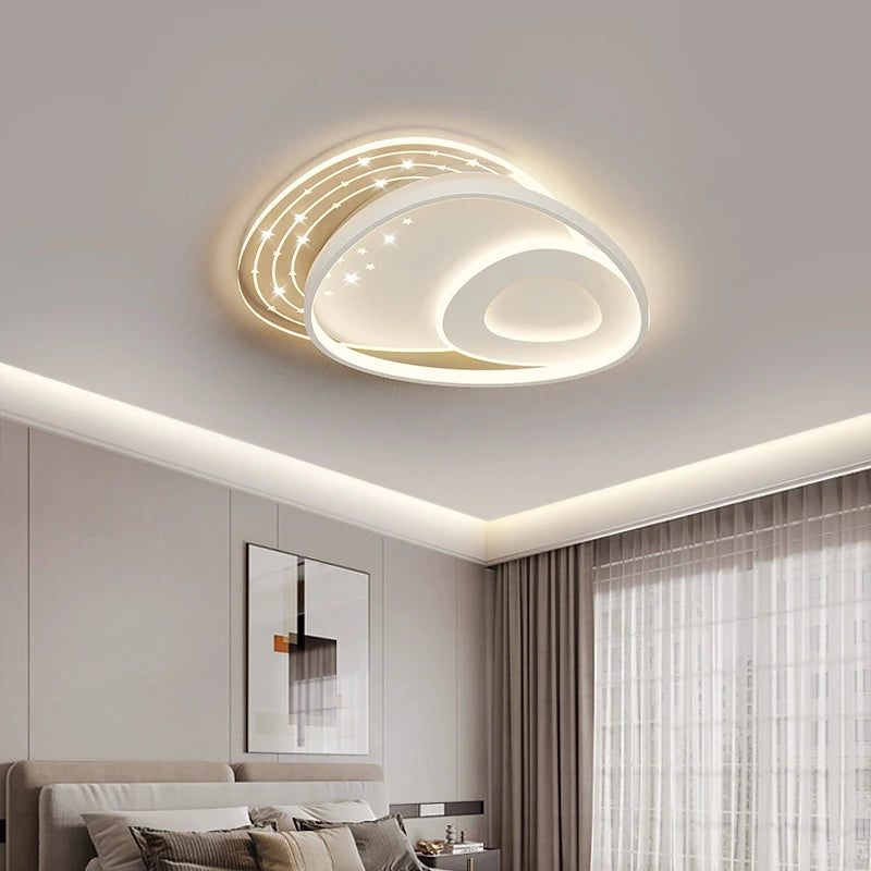 Modern Minimalist Living Room Led Ceiling Light Nordic Atmosphere Bedroom Study Ceiling Lamp Home Indoor Decor Lighting Fixtures