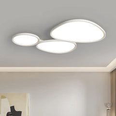 Modern Oval Round Led Ceiling Lights Living Room Bedroom Office Coffee Shop Apartment Villa Indoor Lighting Decor Lamps Dimmable