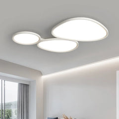 Modern Oval Round Led Ceiling Lights Living Room Bedroom Office Coffee Shop Apartment Villa Indoor Lighting Decor Lamps Dimmable