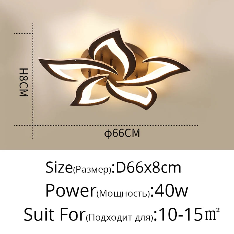 Modern Simple LED Pendant Light Living Room Bedroom Study Room Black and White Pendant Light Home Lighting Decorative Lights