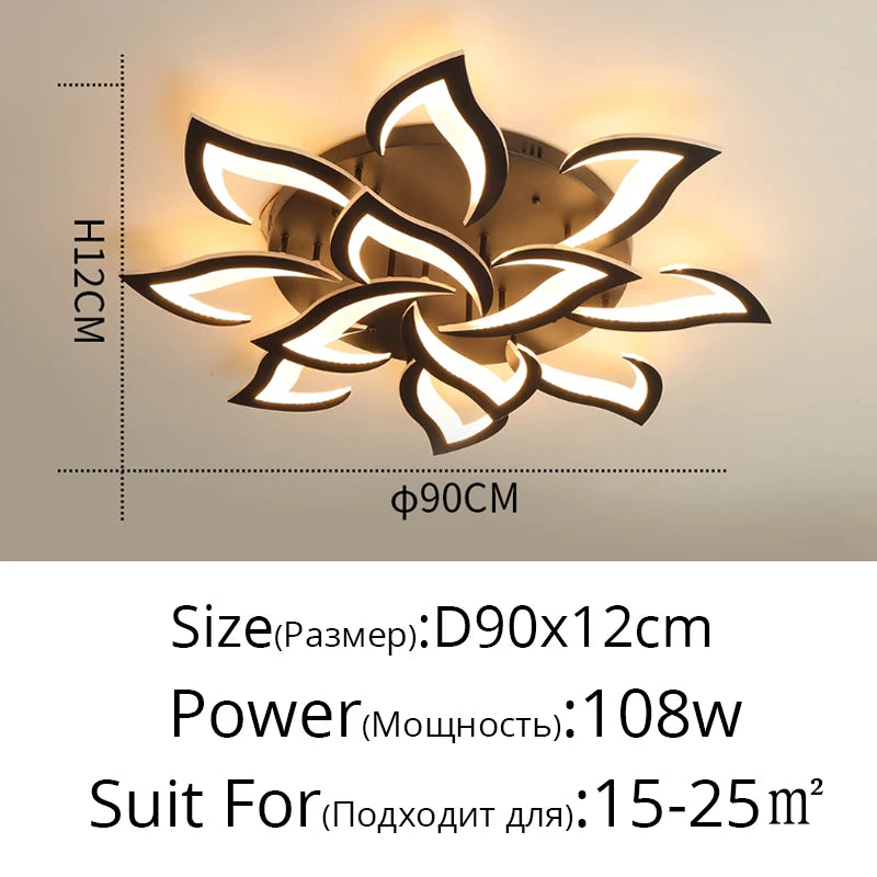 Modern Simple LED Pendant Light Living Room Bedroom Study Room Black and White Pendant Light Home Lighting Decorative Lights