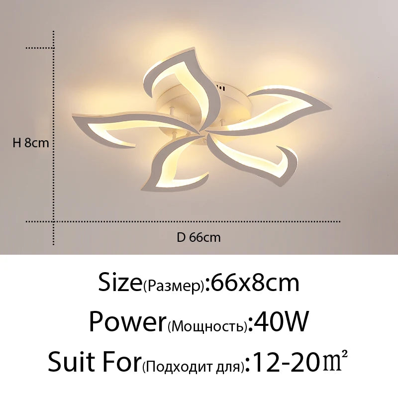 Modern Simple LED Pendant Light Living Room Bedroom Study Room Black and White Pendant Light Home Lighting Decorative Lights