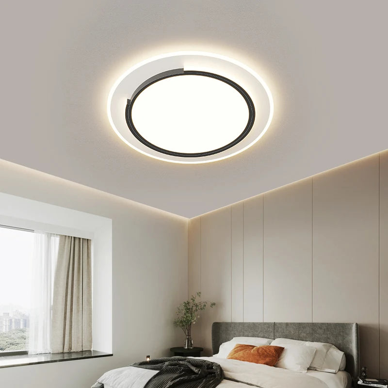 Modern Simple Led Living Room Ceiling Lights Bedroom Study Round Square Ceiling Lights Home Indoor Decor Lighting Lamps Fixtures