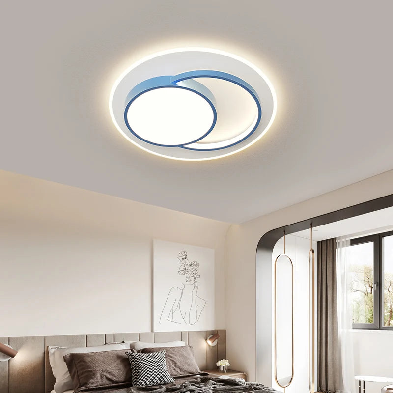 Modern Simple Led Living Room Ceiling Lights Bedroom Study Round Square Ceiling Lights Home Indoor Decor Lighting Lamps Fixtures