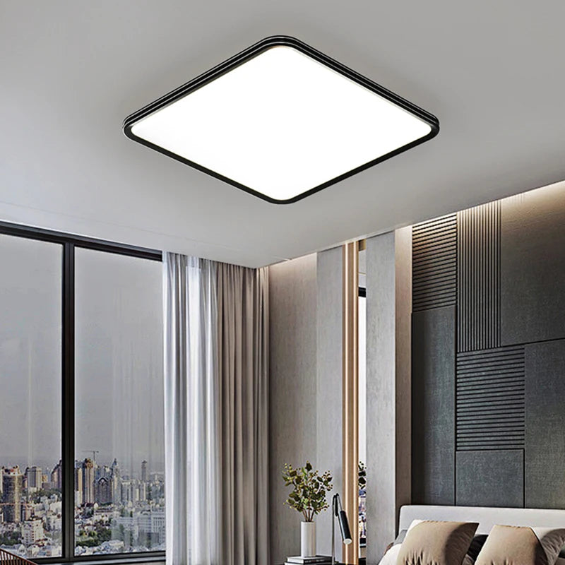 Modern Ultra-thin Ceiling Lamp Bedroom Living Room LED Four-grid Ceiling Lamp Simple Study Room Lighting Decorative Lamp
