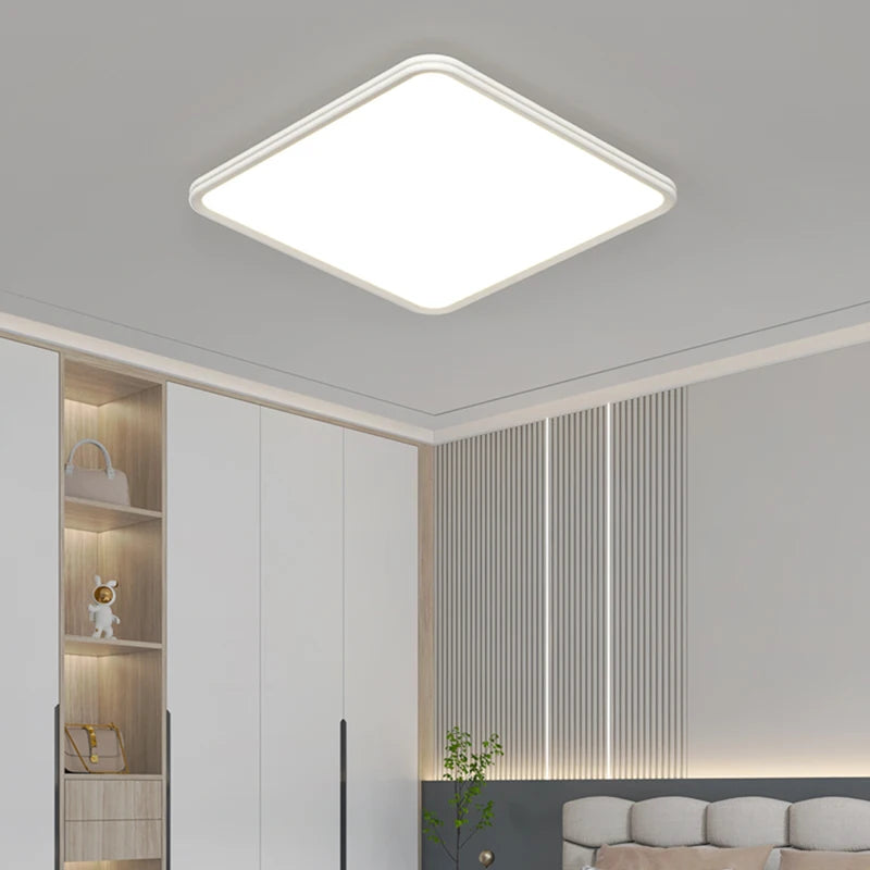 Modern Ultra-thin Ceiling Lamp Bedroom Living Room LED Four-grid Ceiling Lamp Simple Study Room Lighting Decorative Lamp