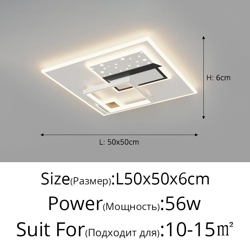 Nordic Led Round Square Ceiling Light Simple Modern Atmosphere Living Room Bedroom Balcony Lamp Home Indoor Decor Lighting Lamps