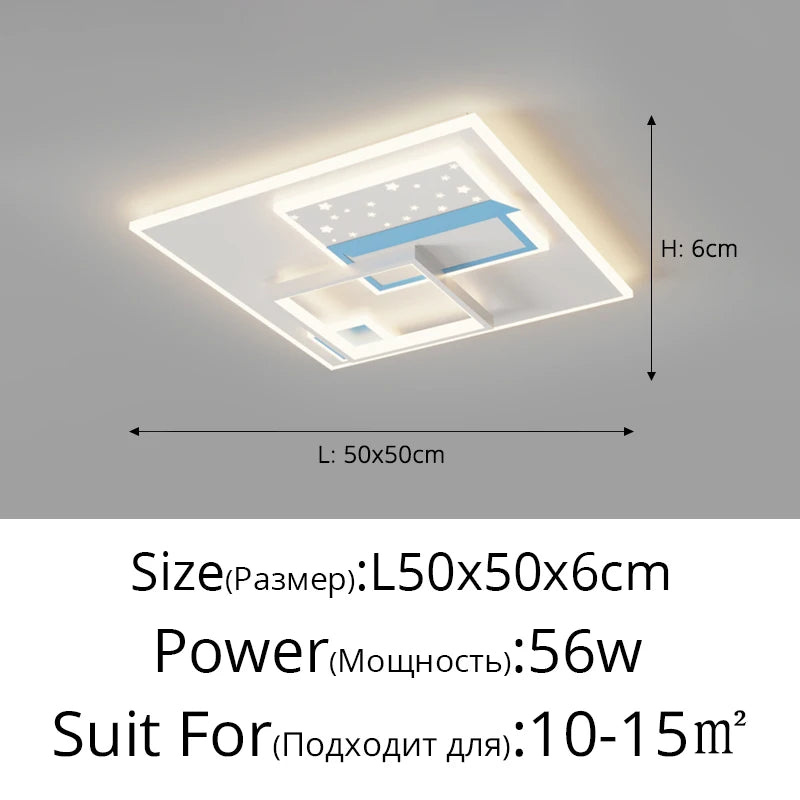 Nordic Led Round Square Ceiling Light Simple Modern Atmosphere Living Room Bedroom Balcony Lamp Home Indoor Decor Lighting Lamps