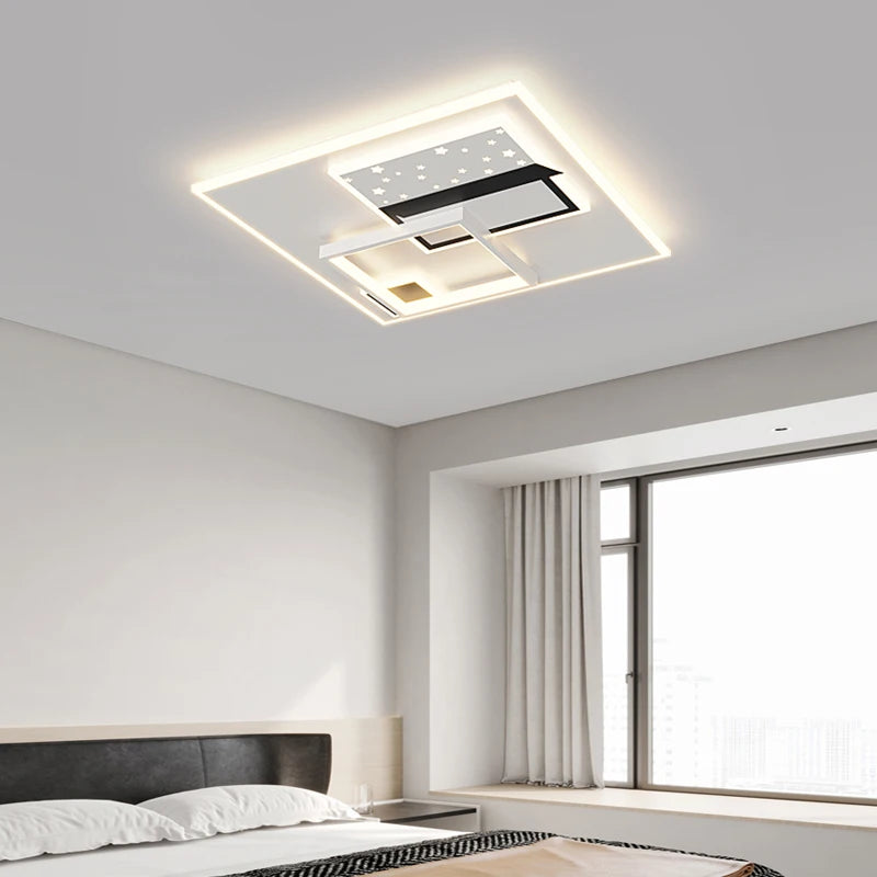 Nordic Led Round Square Ceiling Light Simple Modern Atmosphere Living Room Bedroom Balcony Lamp Home Indoor Decor Lighting Lamps
