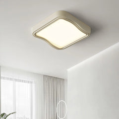 Nordic Led Wood Grain Living Room Ceiling Light Modern Simple Home Rectangular Bedroom Lamp Creative Indoor Decor Lighting Lamps