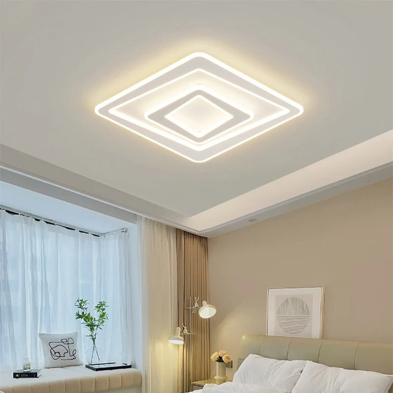 Nordic Modern Led Ceiling Lights For Living Room Bedroom Lustre Led Home Indoor Decor Lighting Black Gold Ceiling Light Dimmable