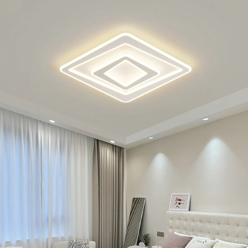 Nordic Modern Led Ceiling Lights For Living Room Bedroom Lustre Led Home Indoor Decor Lighting Black Gold Ceiling Light Dimmable