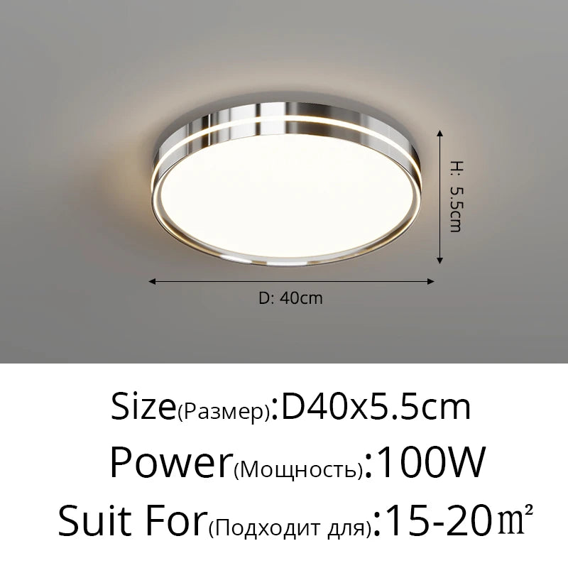 Simple Led Ceiling Lights Round Square Wrought Iron Acrylic Chandeliers Living Room Bedroom Study Room Home Lighting Decor Lamps